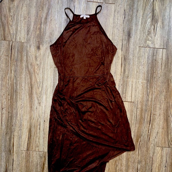Dresses & Skirts - BROWN BODYCON DRESS